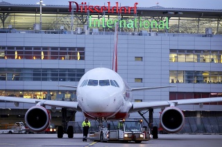 Letisko v Düsseldorfe.