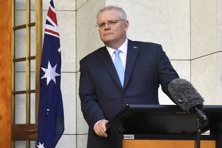 Predseda austrálskej vlády Scott Morrison