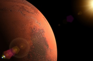 Sunrise in Mars.