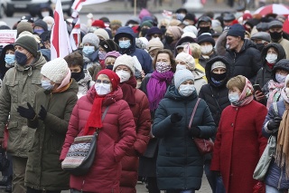 Protesty v Bielorusku neutíchajú.