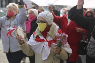 Protesty v Bielorusku neutíchajú.