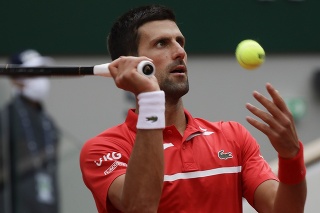 Novak Djokovič na Roland Garros 2020.