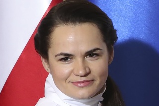 Bieloruská opozičná líderka Sviatlana Cichanovská