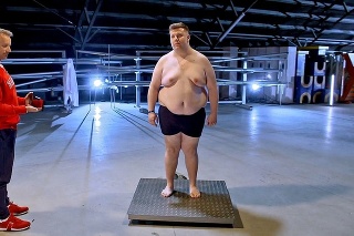 Jeho boj začal s poriadnou nadváhou. (apríl 2019: 147 kg)
