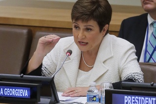 Šéfka Medzinárodného menového fondu (MMF) Kristalina Georgieva.