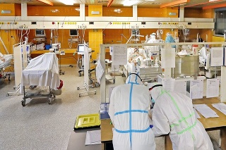 V českých nemocniciach rastie počet pacientov s COVID-om.