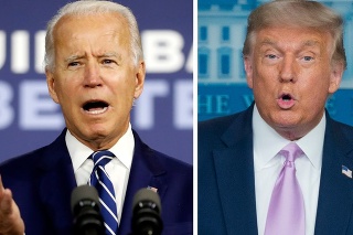 Kandidáti na prezidenta USA Joe Biden a Donald Trump