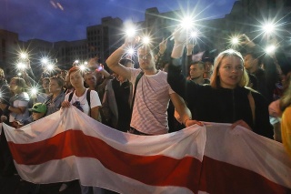 Protesty v Bielorusku neutíchajú.