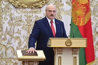 Inaugurácia Alexandra Lukašenka za hlavu Bieloruska. 