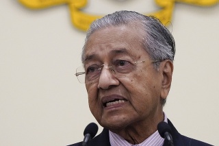 Bývalý malajzijský premiér Mahathir Mohamad