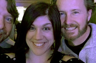 Lindsay s manželom (vpravo) a exmanželom (vľavo).