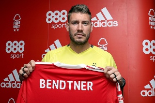 Dánsky futbalista Nicklas Bendtner.