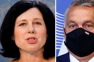 Věra Jourová pobúrila svojimi výrokmi Viktora Orbána.