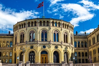 The Storting, the Norwegian parliament in Oslo