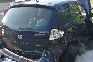 Na diaľnici D1 z Prešova do Košíc sa zrazili tri autá.