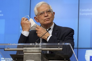  Na snímke šéf diplomacie Európskej únie Josep Borrell.