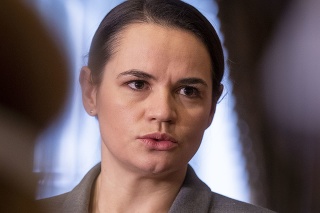 Predstaviteľka bieloruskej opozície Sviatlana Cichanovská