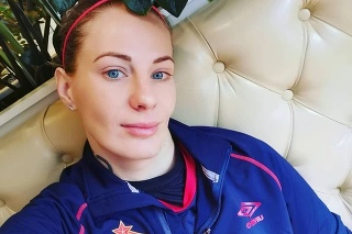 Ruská futbalová brankárka Elvira Todua (35) oblieka dres CSKA Moskva