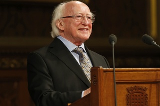 Írsky prezident Michael D. Higgins.