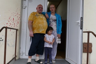 Rodičia Angelika (30)
a Miroslav (45) s dcérou