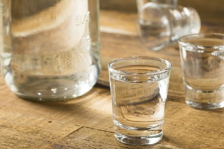 Boozy Alcoholic American Moonshine Shots Ready to Drink