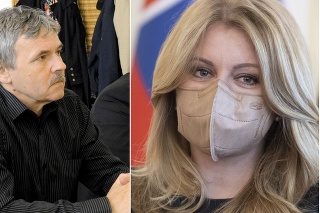 Publicista Juraj Hrabko a prezidentka SR Zuzana Čaputová. 