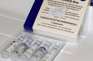 Prvý deň očkovania vakcínou Sputnik V v Žiline.