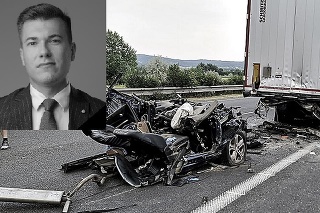 Nádejný politik a advokát bol po náraze do kamióna na diaľnici na mieste mŕtvy.
