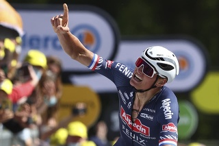 Holandský cyklista Mathieu van der Poel.