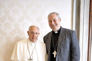 2015 - S pápežom Františkom potom,
čo ho odvolali z Trnavskej diecézy.