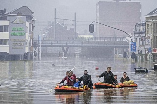 Katastrofa
zasiahla
aj Belgicko