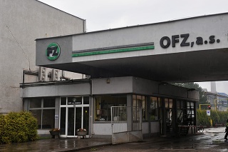 Na snímke závod OFZ Istebné v Oravskom Podzámku 