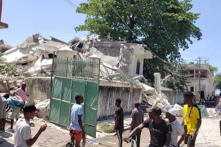 Haiti zasiahlo zemetrasenie s magnitúdou 7,2.