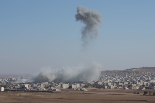 Bomb in Kobane in Syria