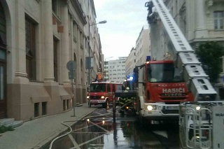 Byt v centre Bratislavy zachvátili plamene.