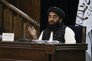 Hovorca Talibanu Zabihulláh Mudžáhid