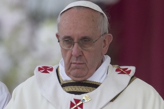 Pápež František celebroval omšu na veľkonočnú nedeľu.