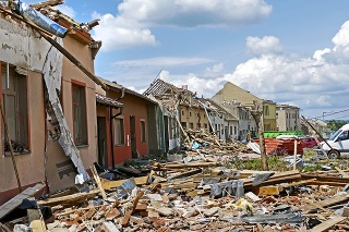 Domy v Moravsej Novej
Vsi zostali totálne
zničené.