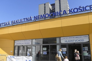 Očkovacie centrum pre deti a mládež vo veku od 12 rokov v Detskej fakultnej nemocnici v Košiciach.