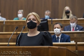 Zuzana Čaputová
mala zatiaľ pred
poslancami len druhý
oficiálny prejav.

