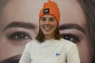 Na snímke slovenská reprezentantka v zjazdovom lyžovaní Petra Vlhová.