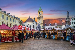Bratislavské vianočné trhy boli v roku 2019 veľkolepé.