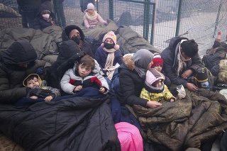 Migranti na hraniciach Poľska a Bieloruska. 
