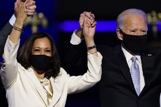 Noví lídri: Viceprezidentka Kamala Harris a prezident Biden.