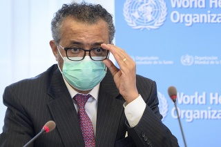 Šéf Svetovej zdravotníckej organizácie (WHO) Tedros Adhanom Ghebreyesus.