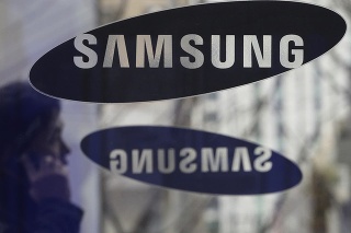 Logo spoločnosti Samsung v Soule.