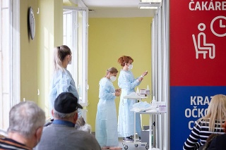 Krajské očkovacie centrum v Banskej Bystrici