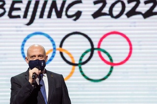 Na snímke prezident Slovenského olympijského a športového výboru (SOŠV) Anton Siekel počas brífingu na tému Jeden rok do začiatku zimných olympijských hier v Pekingu.