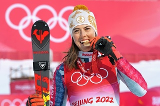 Zlatá Petra: Vytúžené zlato získala za slalom na svojej tretej olympiáde v Pekingu.