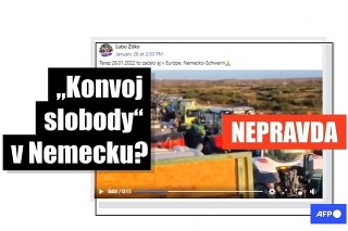 Video zachytáva protest nemeckých farmárov, nie kanadský Konvoj slobody.